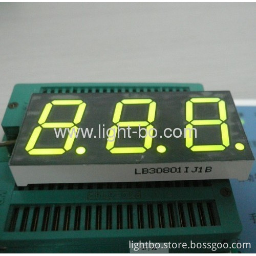 Super Bright Green 0.8 Inch Triple Digit 7 Segment Led Display